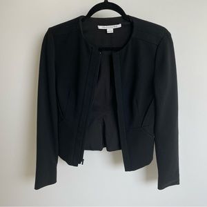 Diane Von Furstenburg Collarless Jacket